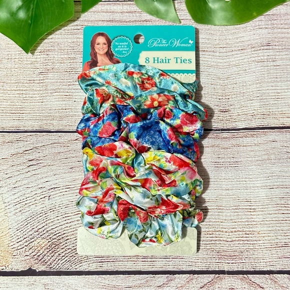 The Pioneer Woman Hair Ties 8 pack & Cosmetic bag NWT - Picture 5 of 9